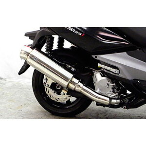 WirusWin ジョイマックス125i(GTS125i)用 ステップマフラー O2センサー取付対応 オプション なし ウイルズウィン マフラー本体 バイク ジョイマックス125i