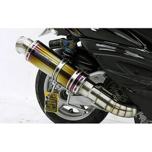 WirusWin シグナスX(3型/SE465-1MS)用 プレミアムマフラー チタン仕様 O2センサー取付け口付 オプション オプションB ウイルズウィン マフラー本体 バイク シグナスX(3型)