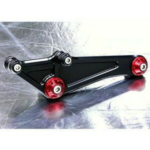 WirusWin PCX(JF28)用 アルミビレットステー カラー ブラック ウイルズウィン マフラーステー・バンド バイク PCX