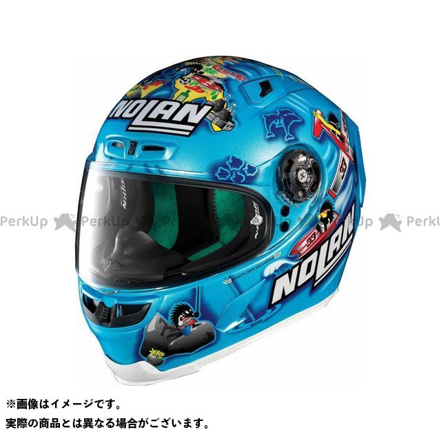 X-803 【無料雑誌付き】エックスライト Replica X-lite サイズ：L Helmet（ブルー-イエロー）X83000606022 Italy Melandri ヘルメット