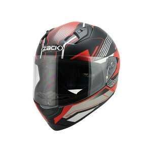 SPEEDPIT ZF-4 フルフェイス(ハーフマッドブラックレッド/ZL) サイズ M ZF-4 メーカー在庫あり スピードピット フルフェイスヘルメット バイク