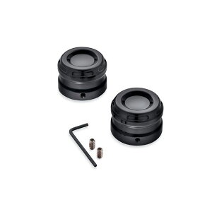 HARLEY-DAVIDSON Dominion Front Axle Nut Covers 43000124 �n�[���[�_�r�b�h�\�� �n�[���[�_�r�b�h�\�� Sportster