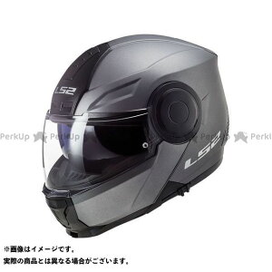 LS2 HELMETS SCOPE/スコープ(マットチタニウム) サイズ M 14101903 エルエスツーヘルメット システムヘルメット(フリップアップ) バイク