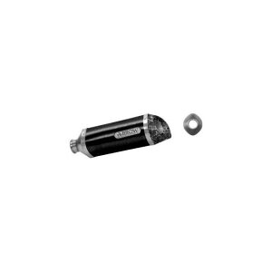 ARROW YAMAHA R6 06/08 HOMOLOGATED ALUMINIUM DARK THUNDER SILENCER WITH CARBON END CAP | 71699AKN arr_71699AKN アロー インナーサイレンサー バ…