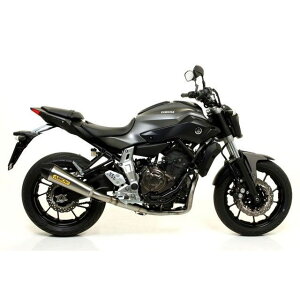 ARROW YAMAHA MT-07 14/TRACER 700 16 HOMOL. NICHROM X-KONE SILENCER WITH CARBON END CAP FOR COLLECTORS b 71817XKI arr_71817XKI c