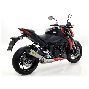 ARROW SUZUKI GSX-S 1000 15 HOMOLOGATED NICHROM X-KONE SILENCER WITH CARBON END CAP FOR ORIGINAL COLLECTORS b 71828XKI arr_7182c