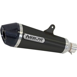 ARROW KAWASAKI Z 650 17 HOMOLOGATED NICHROM DARK X-KONE SILENCER WITH CARBON END CAP FOR COLLECTORS | 71854XKN arr_71854XKN アロ…