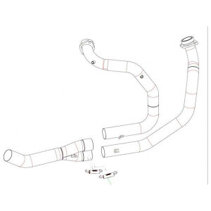 ARROW HONDA AFRICA TWIN 750 93-95/ 96-04 STAINLESS STEEL 2�F1 COLLECTOR FOR ORIGINAL AND EXHAUST �b 72093PD arr_72093PD �A���[ �}�t���[�c