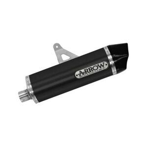 ARROW HONDA CRF 1000 L AFRICA TWIN 16 HOMOLOGATED ALUMINIUM DARK MAXI RACE-TECH SILENCER WITH CARBON END CAP | 72621AKN arr_72…