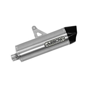 ARROW HONDA CRF 1000 L AFRICA TWIN 16 HOMOLOGATED TITANIUM MAXI-RACE TECH SILENCER WITH CARBON END CAP b 72621PK arr_72621PK Ac