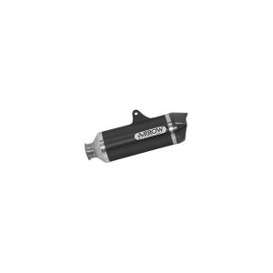 ARROW KTM 1290 SUPER DUKE R 14 HOMOL. BLACK ALUMINIUM RACE-TECH SILENCER WITH CARBON END CAP FOR ORIGINAL COLLECTORS �b 71820AK�c