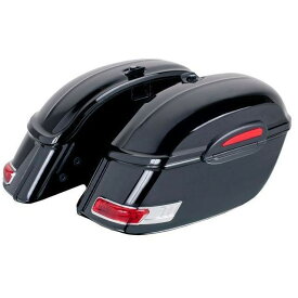 カスタムアクセス Rigid Right Saddlebags Touring Model Black ｜ AR0004N cma_AR0004N CustomAcces ツーリング用バッグ バイク