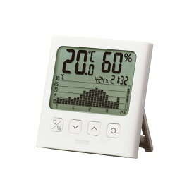 正規品／タニタ グラフ付デジタル温湿度計 TT-581-WH TANITA 家電 日用品