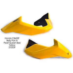 PYRAMID PLASTICS Honda CB 650 F Belly Pan Metallic Yellow �iQueen Bee Yellow�j 2014�� �b 21053F pyr_21053F �s���~�b�h�v���X�`�b�N �J�E���E�G�A�� CB �c