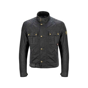 Belstaff ライディングジャケット BROOKLANDS 2.0 ブルゾン ワックスコットン ブラック サイズ 2XL bel_41021020-C61N0133-90000-2XL ベルスタッフ ジャケット バイク