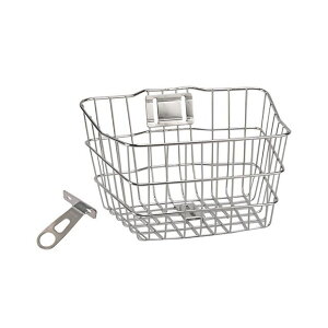 sentan 自転車 バスケット(子供車用前バスケット)ステンレス カゴブラケット付属 CTB-CHI(ステンレス) CTB-CHI センタン(自転車) アクセサリー 自転車