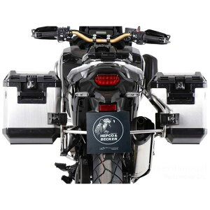HEPCO��BECKER �T�C�h�P�[�X�z���_�[ �{ Xplorer�iCutout�j�Z�b�g�i�V���o�[�j 651-9522-0022 �w�v�R���x�b�J�[ �c�[�����O�M�A�E���̑��c�[�����O�p�i CRF1100L AfricaTwin Adventure Spo�c