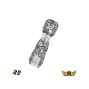 MADMAX DENMA シフトノブ 泡 150mm 変換アダプター付き クリア MM75-0031-CL マッドマックス トラック用品 車 自動車