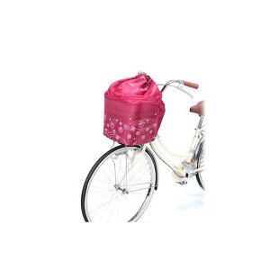 kawasumi 前カゴカバー きんちゃく ローズ E-138 川住(自転車) その他 自転車