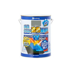 Kanpe Hapio 水性シリコン遮熱屋根用 グレー 3L ・00377655091030 カンペハピオ D.I.Y. 日用品