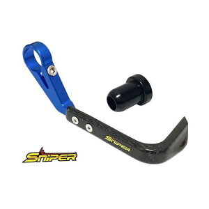 SNIPER カーボンブレーキレバーガード 青 カワサキ車用 SP0097BL_K メーカー在庫あり スナイパー レバー バイク カワサキ車用