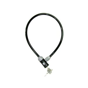 J&C シリンダーワイヤー錠 JC-023 10×600mm ブラック ・02175 ジェイ&シー(自転車) アクセサリー 自転車