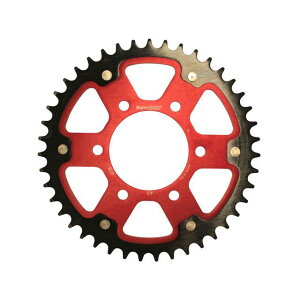 Supersprox リアスプロケット STEALTH(ステルス) 478-43T(レッド) RST-478:43-RED スーパースプロックス スプロケット関連パーツ バイク