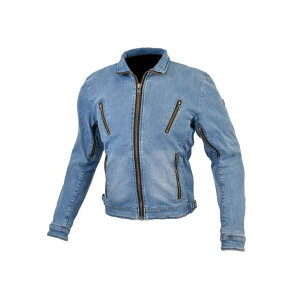 KOMINE 2021春夏モデル JK-153 プロテクトデニムシングルジャケット(ウォッシュドインディゴ) サイズ M ・07-153 コミネ ジャケット バイク