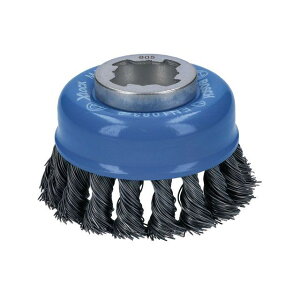 BOSCH 2608620727 X-LOCK カップワイヤーブラシ カップ形 外径75mm 鉄0.5mmツイストワイヤー 2608620727 ボッシュ 作業場工具 バイク 車 自動車 自転車