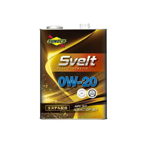 SUNOCO SveltiXFgjGWIC 0W-20 20L Svelt 0W-20 20L XmR ICEY