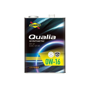 SUNOCO QualiaiNIAjGWIC 0W-16 20L Qualia 0W-16 20L XmR ICEY  