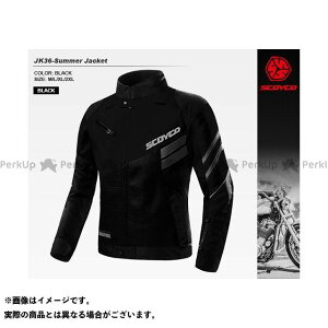SCOYCO JK36 サマージャケット(ブラック) サイズ M JK36-BK-M スコイコ ジャケット バイク