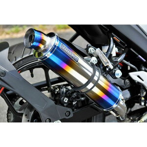 BMS RACING FACTORY R-EVO ヒートチタンサイレンサー 政府認証 G343-53-S1J BMS マフラー本体 バイク GIXER 150