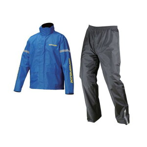 KOMINE RK-543 STDレインウェア カラー ブルー サイズ XL ・03-543 コミネ レインウェア バイク