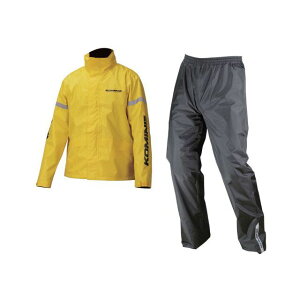 KOMINE RK-543 STDレインウェア カラー イエロー サイズ WM ・03-543 コミネ レインウェア バイク