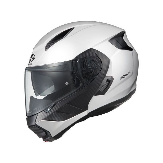オージーケーカブト OGK KABUTO システムヘルメット（フリップアップ） ヘルメット  オージーケーカブト RYUKI（リュウキ） ホワイトメタリック サイズ：L 59-60cm OGK KABUTO