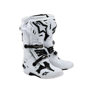 Alpinestars テック10ブーツ(ホワイト) サイズ 9/27.5cm C1172 メーカー在庫あり アルパインスターズ オフロードブーツ バイク