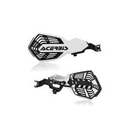 アチェルビス AC-24297 K-FUTURE HANDGUARDS（ホワイト×ブラック） AC-24297WH/BK ACERBIS ハンドル周辺パーツ バイク