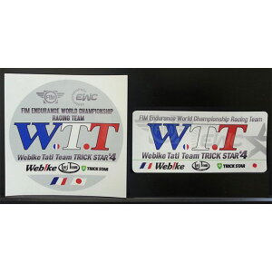 TRICKSTAR WTT�X�e�b�J�[�Z�b�g 2018-19 �z���C�g WTT-ST01-WH �g���b�N�X�^�[ �X�e�b�J�[