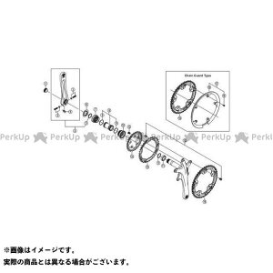 SHIMANO Y1NC98030 FC-3503 50T L �`�F�[���K�[�h Y1NC98030 �V�}�m�i���]�ԁj �p�[�c