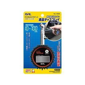 大橋産業 デジタルタイヤゲージ 1228 メーカー在庫あり BAL 計測機器 バイク 車 自動車 自転車