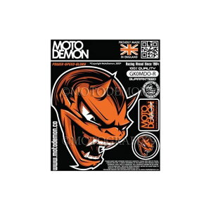 MOTOGRAFIX グラフィックシート オレンジ 右 180x148mm MT-GK0MDO-R モトグラフィックス ドレスアップ・カバー バイク 汎用