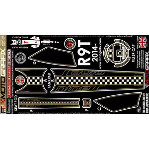 MOTOGRAFIX {fBpbh TANKSEAT KIT MT-TKB001KCA gOtBbNX hXAbvEJo[ oCN R Nine T