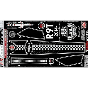 MOTOGRAFIX {fBpbh TANKSEAT KIT MT-TKB001KCS gOtBbNX hXAbvEJo[ oCN R Nine T