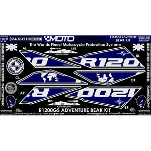 MOTOGRAFIX BEAK PROTECTION KIT MT-BB005BD gOtBbNX hXAbvEJo[ oCN R1200GS Adventure