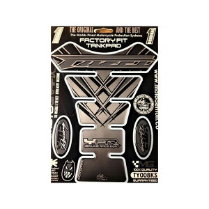 MOTOGRAFIX �^���N�p�b�h �V���o�[/�u���b�N MT-TY008KSS1 ���g�O���t�B�b�N�X �^���N�֘A�p�[�c FAZER600/1000/FZS