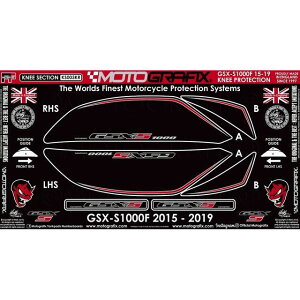 MOTOGRAFIX �{�f�B�p�b�h �j�[ MT-KS003KR ���g�O���t�B�b�N�X �h���X�A�b�v�E�J�o�[ GSX-S1000/F