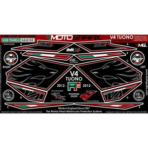 MOTOGRAFIX �{�f�B�p�b�h SIDE �u���b�N/���b�h MT-NAS01KR ���g�O���t�B�b�N�X �h���X�A�b�v�E�J�o�[ TUONO V4