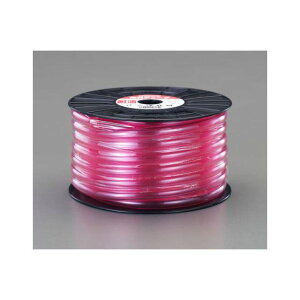 ESCO 3/6mmx40m �R���`���[�u�i�ϖ� PVC�j EA125JA-3 �G�X�R ��Ə�H��