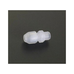 ESCO 12mmxR 1/2�h ���j�I���i�n�[�t/PP���j EA425JA-124 �G�X�R ��Ə�H��